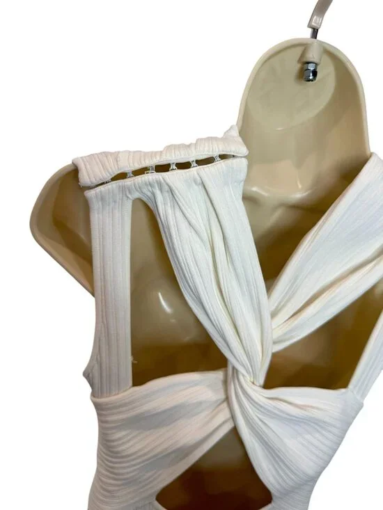 Aknvas Ingrid Midi Dress White NWOT - Size S - Picture 7 of 11